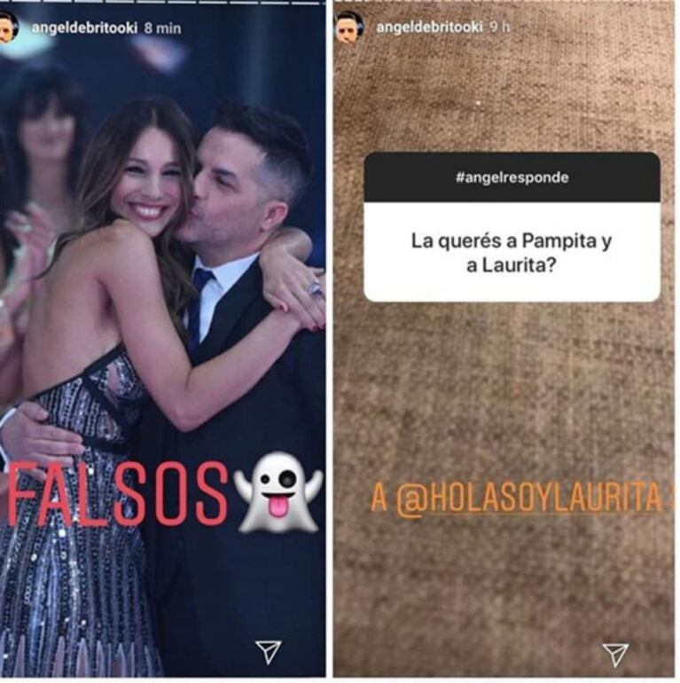 Los filosos mensajes de Ángel de Brito tras su reconciliación con Pampita en ShowMatch: "No la quiero"