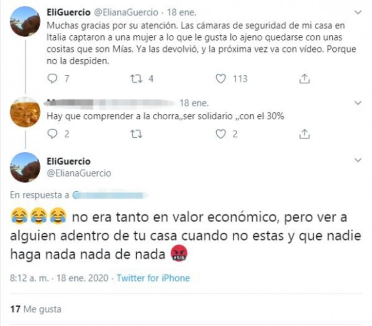 Los fuertes y enigmáticos mensajes de Eliana Guercio en Twitter: "Los que no me conocen, me van a conocer"