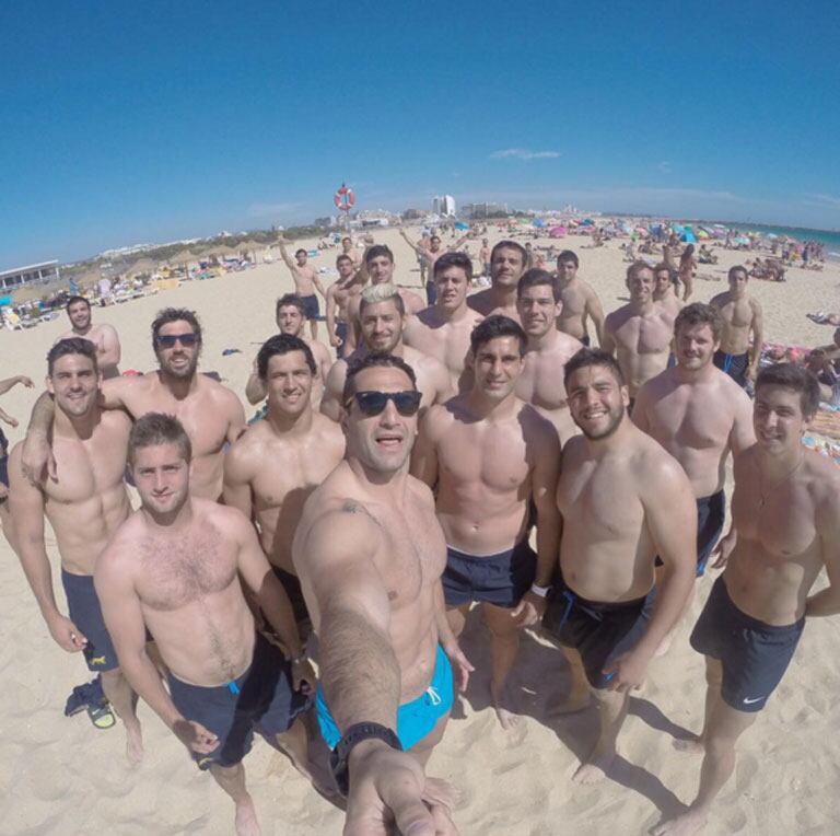 Los galanes de Los Pumas. (Foto: Instagram)