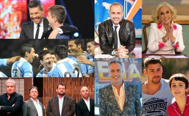 Los ganadores de la TV de 2014. (Foto: Web)