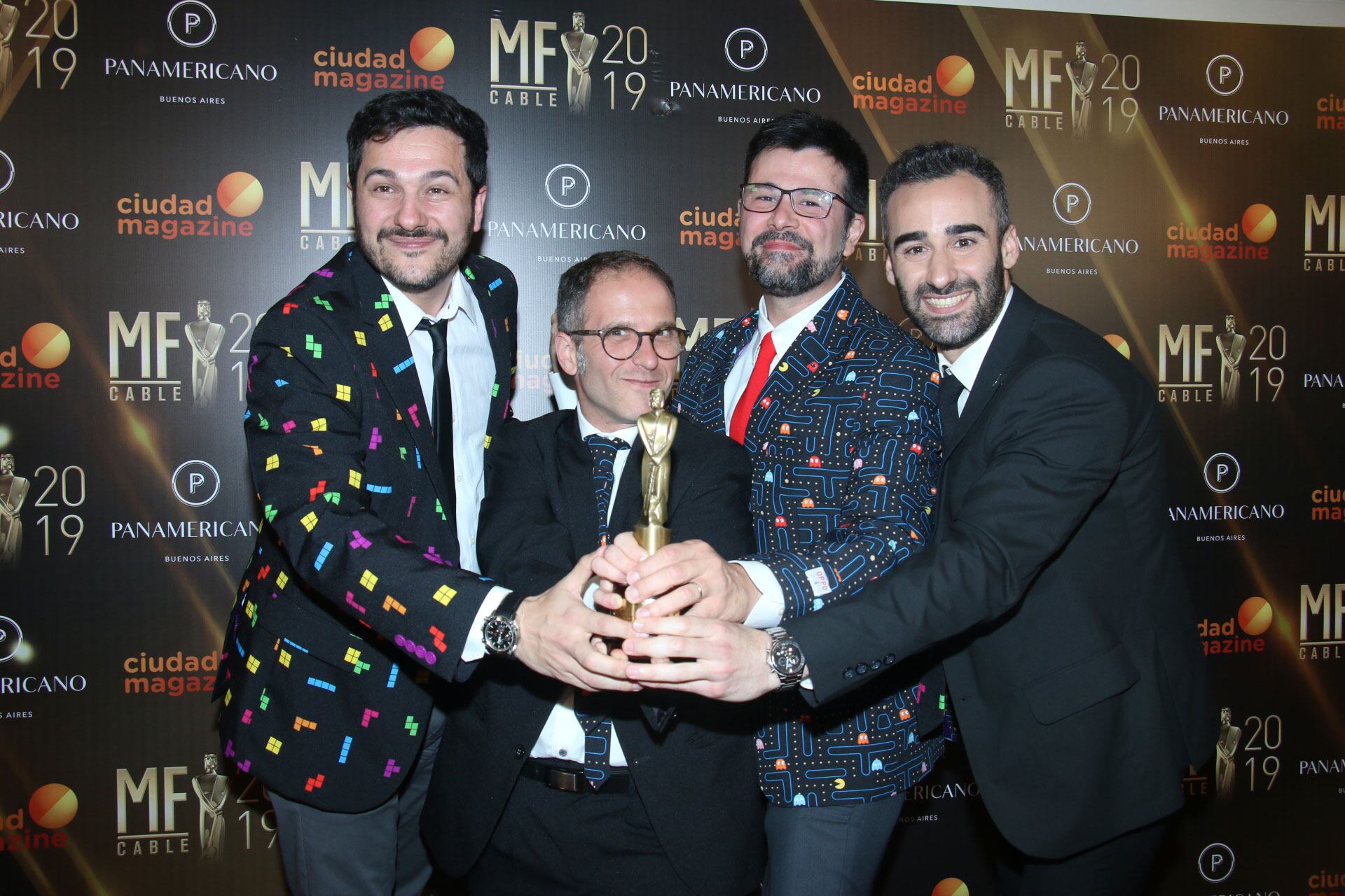Los ganadores de los premios Martín Fierro de Cable 2019. (Foto: Movilpress)