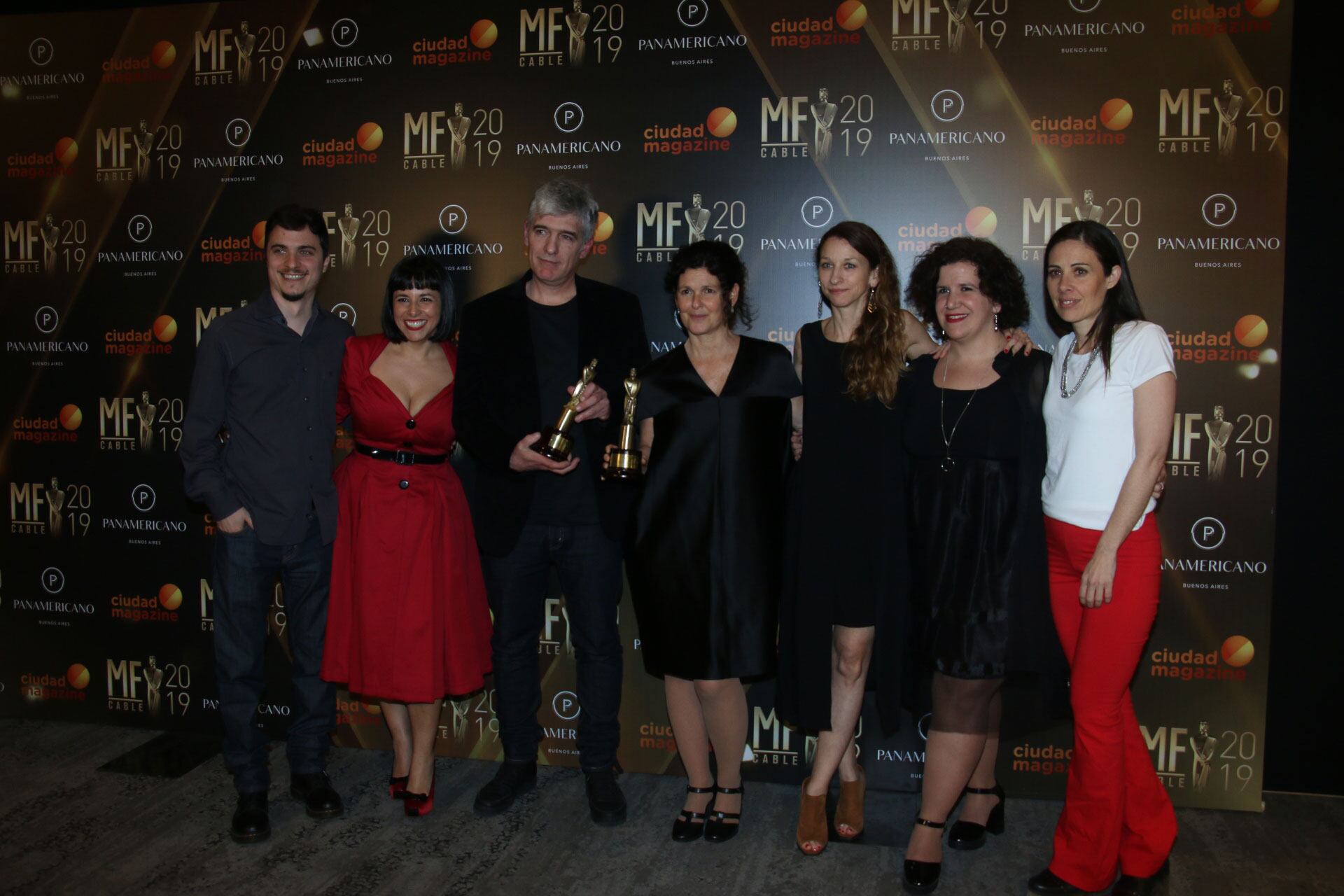 Los ganadores de los premios Martín Fierro de Cable 2019. (Foto: Movilpress)