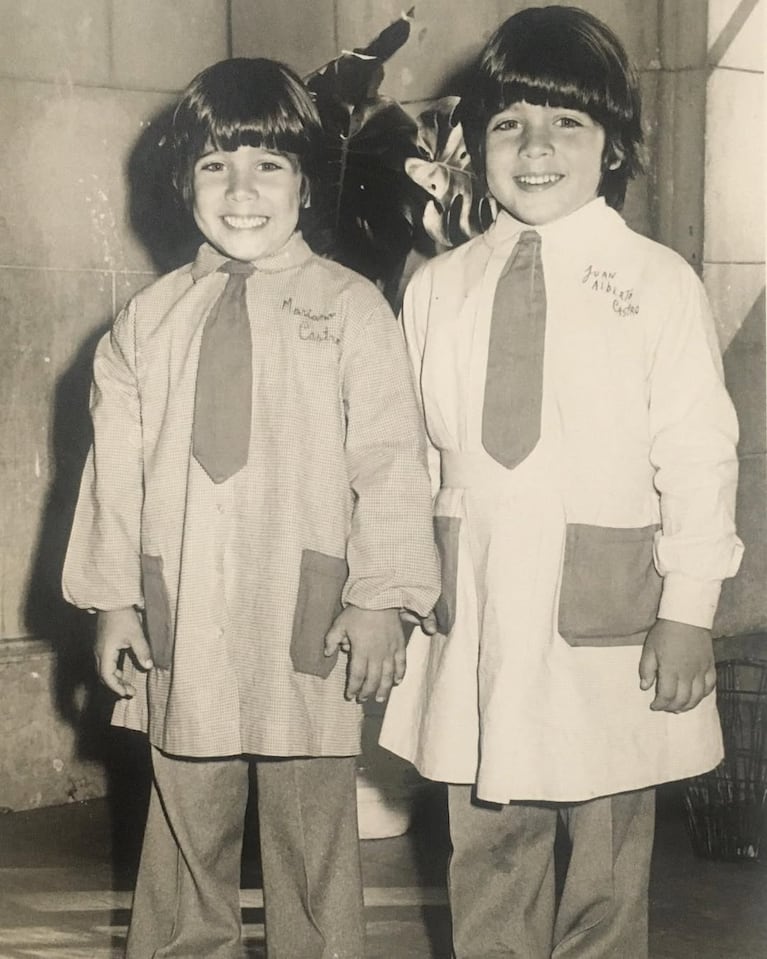 Los gemelos Mariano y Juan Castro. Foto: Instagram @marianocastro2001