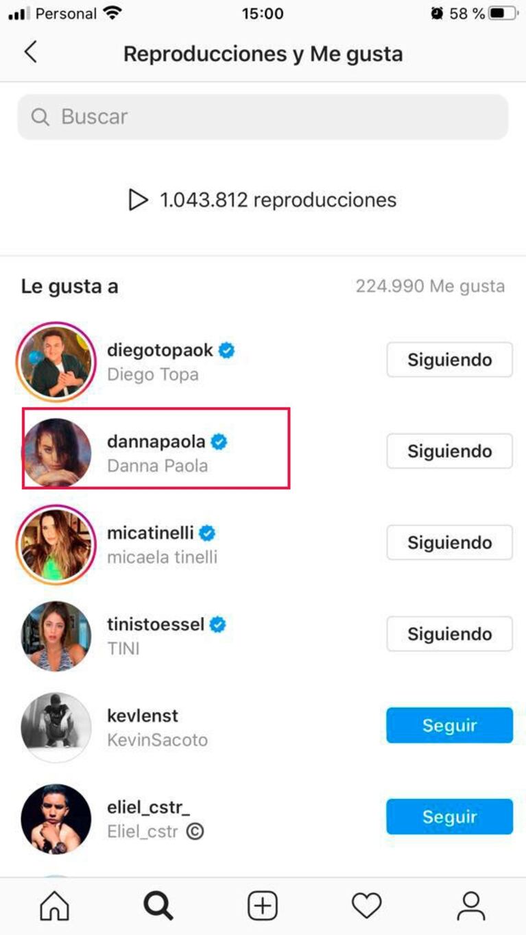 Los guiños 2.0 de Danna Paola con Sebastián Yatra que alimentaron los rumores de affaire: ¿qué pasa con Tini?