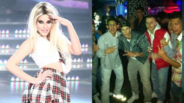 Los hermanitos Caniggia están a full con Los Wachiturros (Foto: Web).