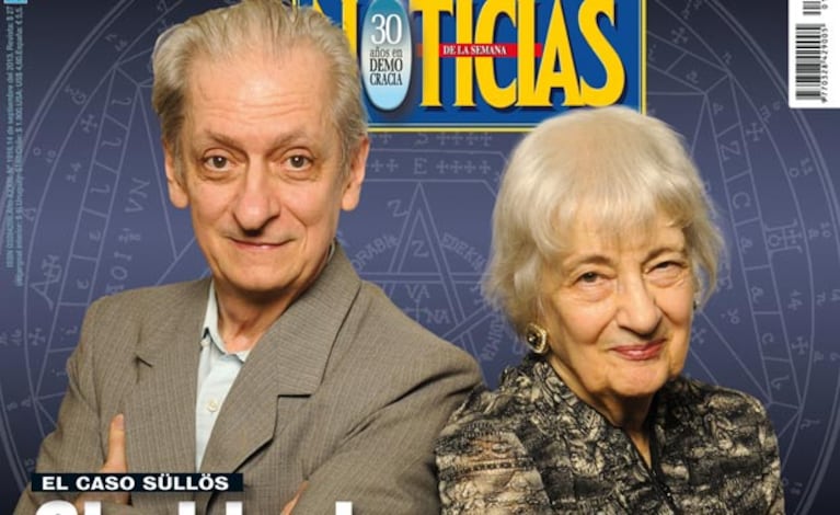 Los hermanos Lily y Luis Sullos, en la tapa de la revista Noticias.