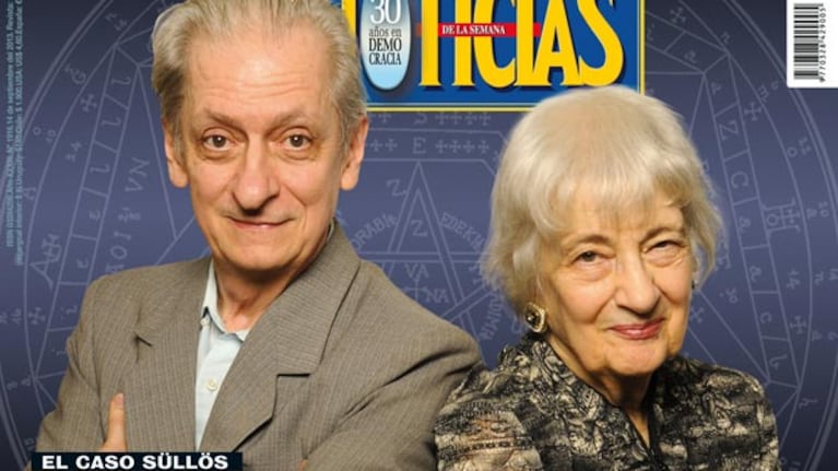 Los hermanos Lily y Luis Sullos, en la tapa de la revista Noticias.