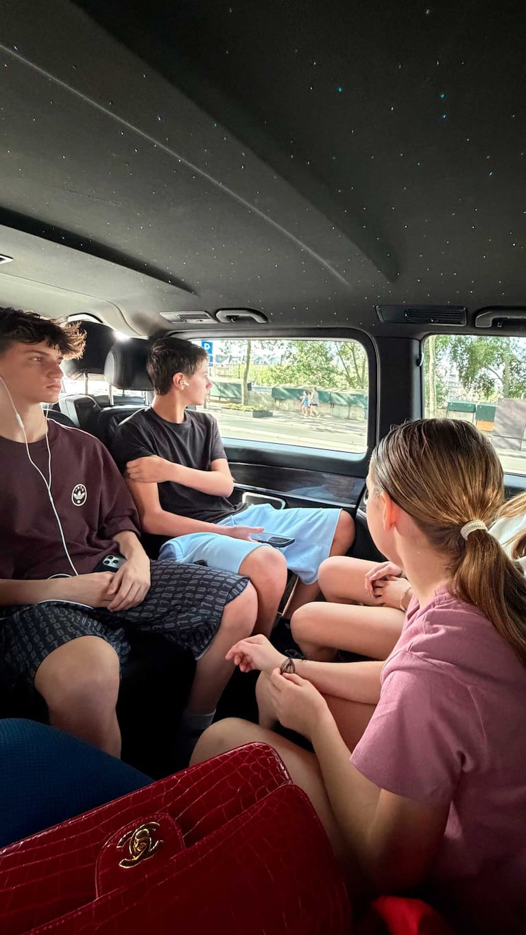 Los hijos de Wanda Nara en un viaje reciente a París (Fotos: Instagram @wanda_nara)