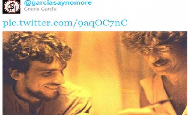 Los homenajes de Charly García a Luis Alberto Spinetta. (Foto: Twitter)