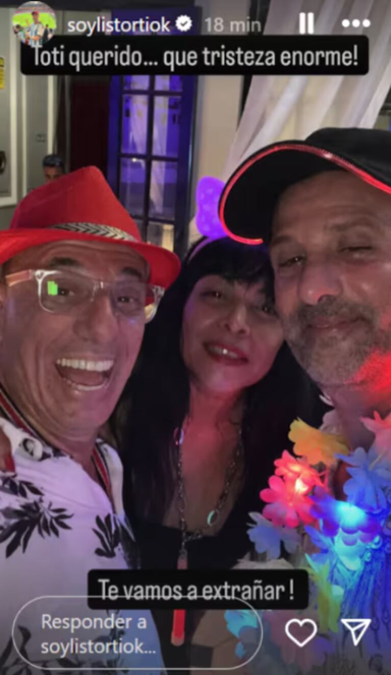 Los humoristas de VideoMatch despidieron a Toti en Instagram. Foto: IG