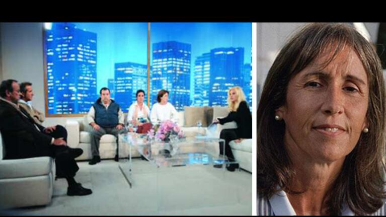 Los imputados por encubrimiento en el living blanco de la diva.