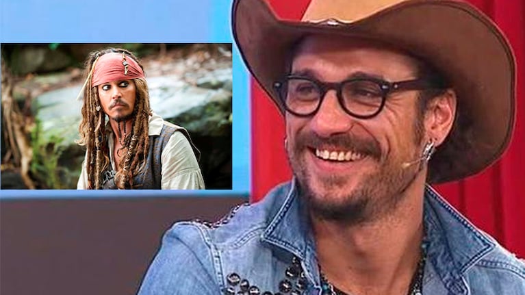 Los ingleses comparan a Daniel Osvaldo con Jack Sparrow