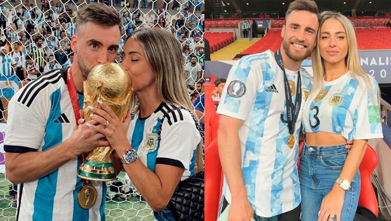 Los invitados a la boda de Caro Calvagni y Nicolás Tagliafico podrán hacerse estos tatuajes mundialistas en plena fiesta.