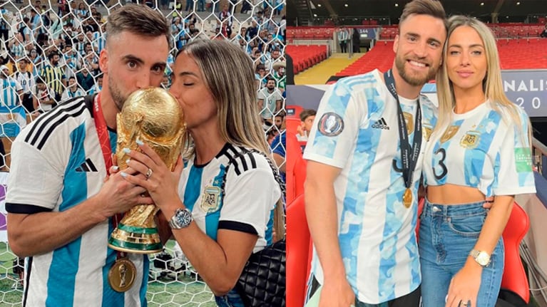 Los invitados a la boda de Caro Calvagni y Nicolás Tagliafico podrán hacerse estos tatuajes mundialistas en plena fiesta.