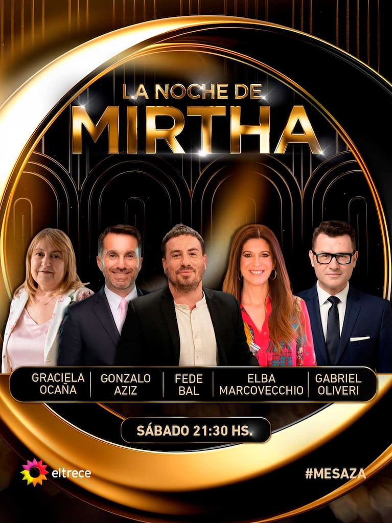Los invitados de Mirtha Legrand del 4 de octubre de 2025 (Foto: Instagram @lamesazarg)
