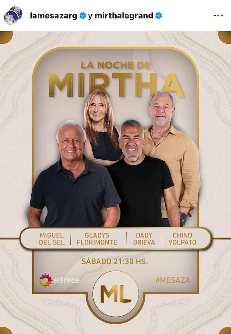 Los invitados de Mirtha Legrand del sábado 21 de marzo del 2026 (Foto: captura de eltrece).