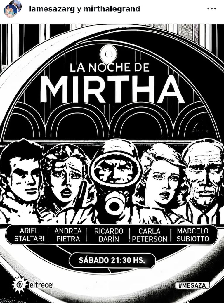 Los invitados de Mirtha Legrand del sábado 24 de mayo del 2025 (Foto: captura de Instagram/@lamesazarg).