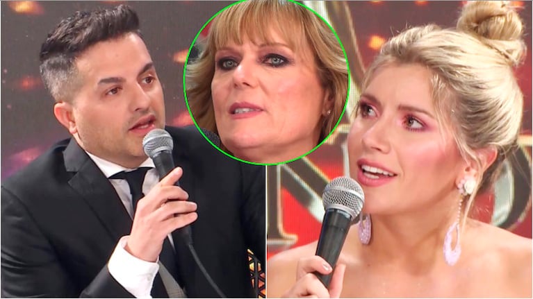 Los irónicos tweets de Ángel de Brito mientras Laurita Fernández se emocionaba con el debut de su mamá en Bailando 2018 (Fotos: Capturas)