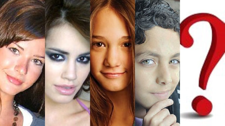 Los jóvenes actores que interpretarán a los hijos de Suar y una incógnita (Fotos: Web).