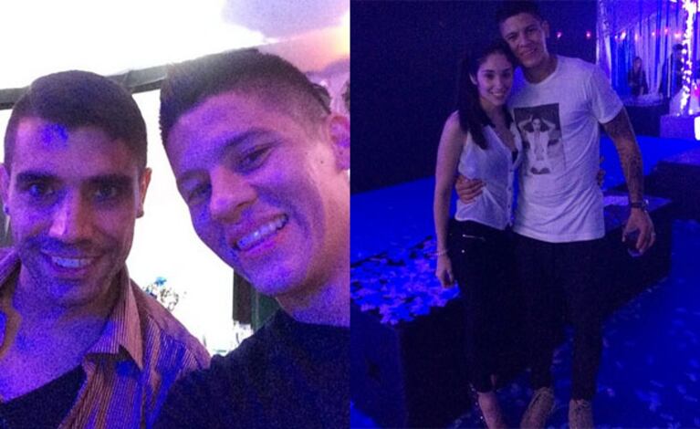 Los jugadores festejaron en el predio de la AFA el subcampeonato (Fotos: Instagram). 