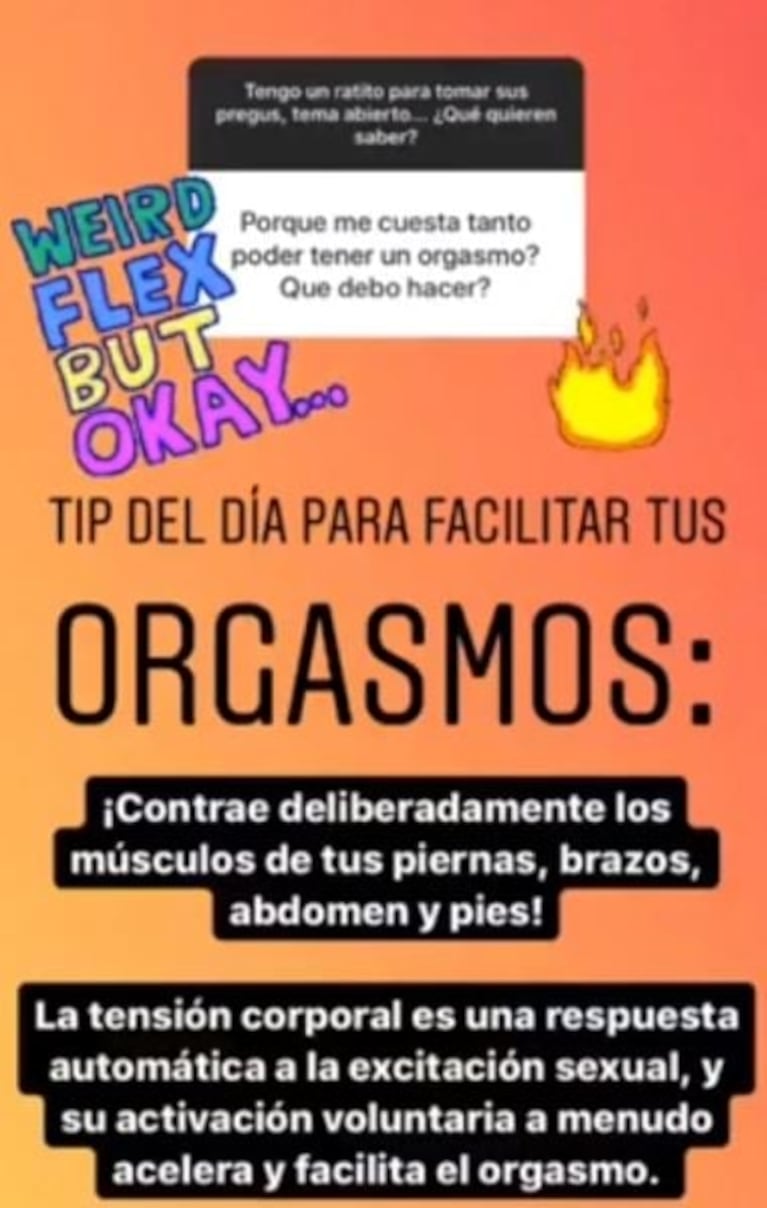 Los jugados tips sexuales de Alessandra Rampolla que revolucionaron Instagram: "¡Inténtalo!"