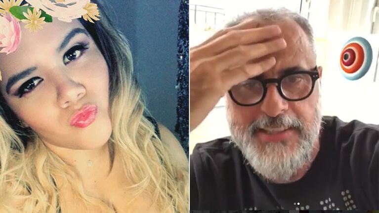 Los llamativos mensajes de Morena, en el día del cumpleaños de Jorge Rial