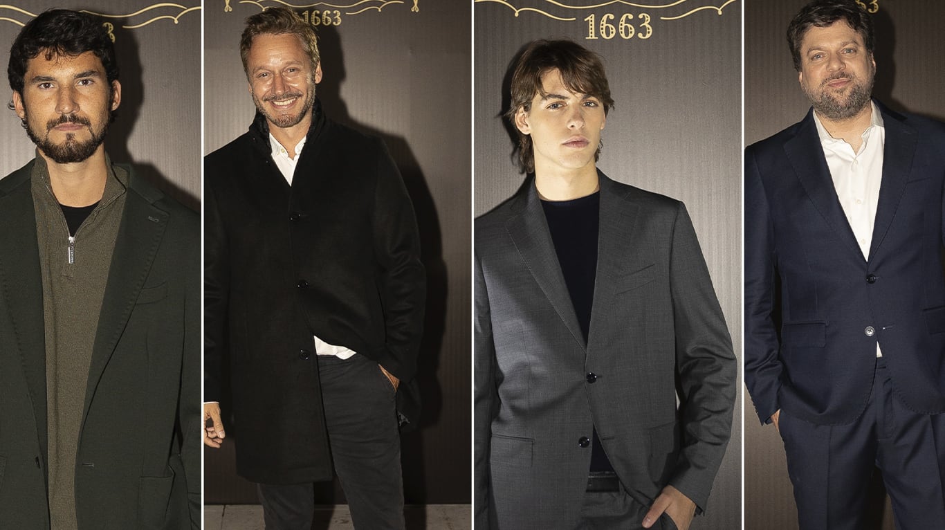 Los looks de Benjamín Vicuña, Fran Tinelli, Guido Kaczka y Benicio Gravier en el Museo Nacional de Arte 