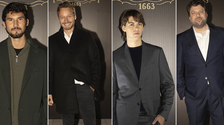 Los looks de Benjamín Vicuña, Fran Tinelli, Guido Kaczka y Benicio Gravier en el Museo Nacional de Arte