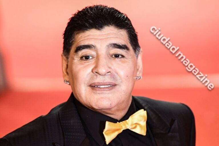 Los looks de Diego Maradona y Rocío Oliva en el sorteo del Mundial Rusia 2018: "Se me cortó la luz y no pude combinar"