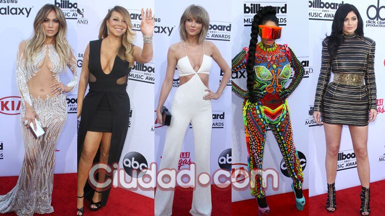 Los looks de la alfombra roja en los Premios Billboard 2015 (Fotos: Grosby Group).