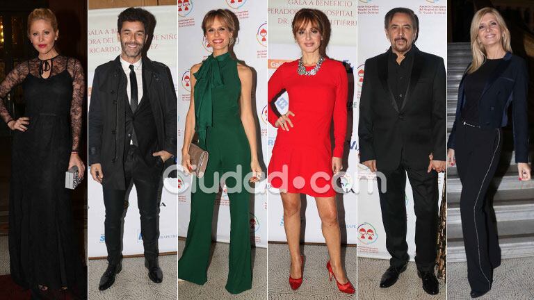 Los looks de las celebrities en la gala del Hospital de Niños en el teatro Colón. (Foto: Movilpress)