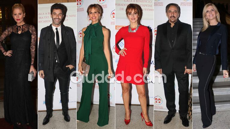 Los looks de las celebrities en la gala del Hospital de Niños en el teatro Colón. (Foto: Movilpress)