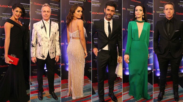 Los looks de los Martín Fierro 2016. (Foto: Movilpress)