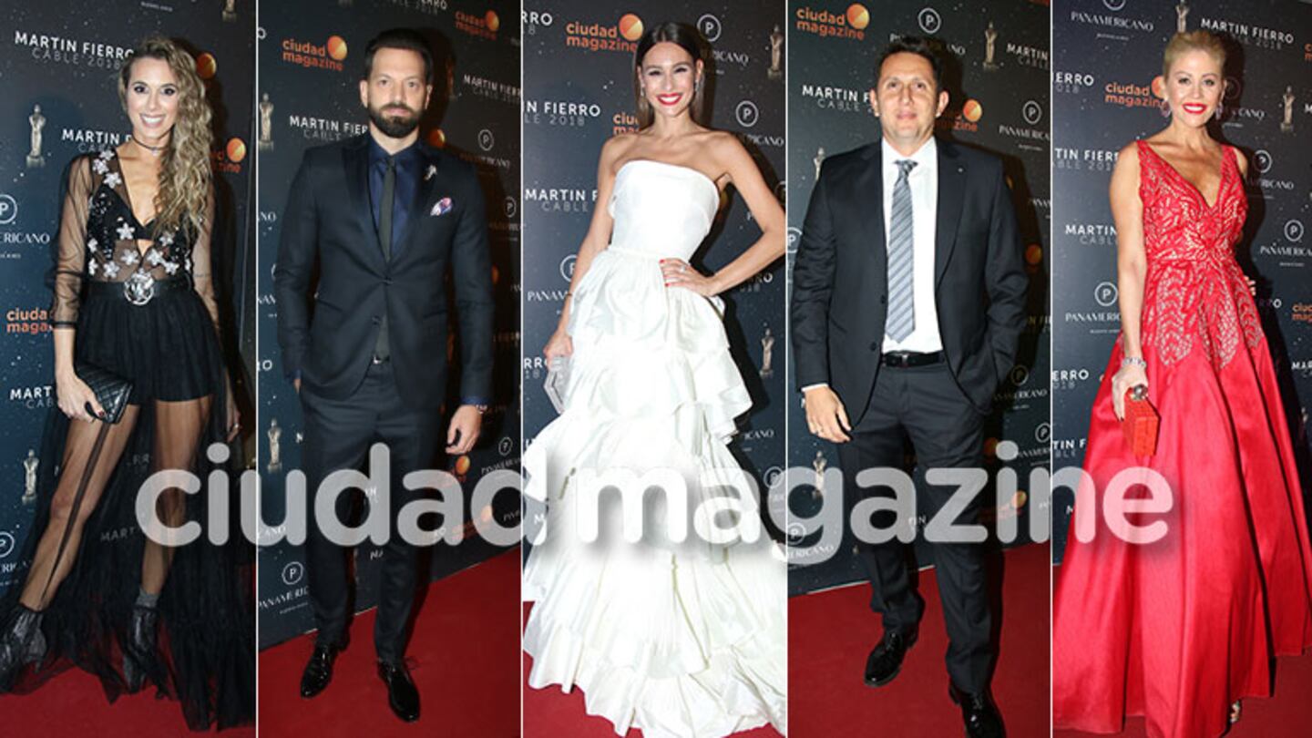 Los looks del Martín Fierro de Cable 2018: la noche de la TV a puro glamour y elegancia. (Fotos: Movilpress)