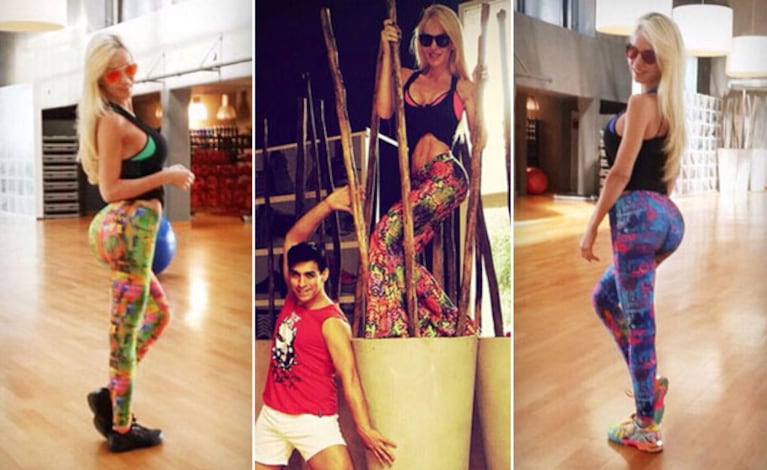 Los looks hot de Luciana Salazar para ensayar para el Bailando (Foto: Instagram)