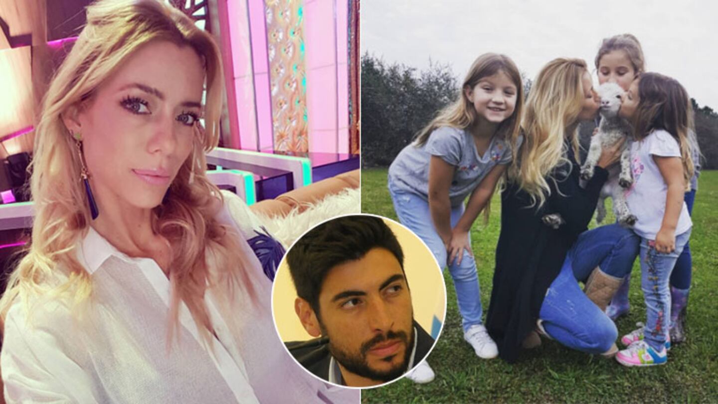 Los malabares de Nicole para que sus hijas no la vean en las revistas con Moyano