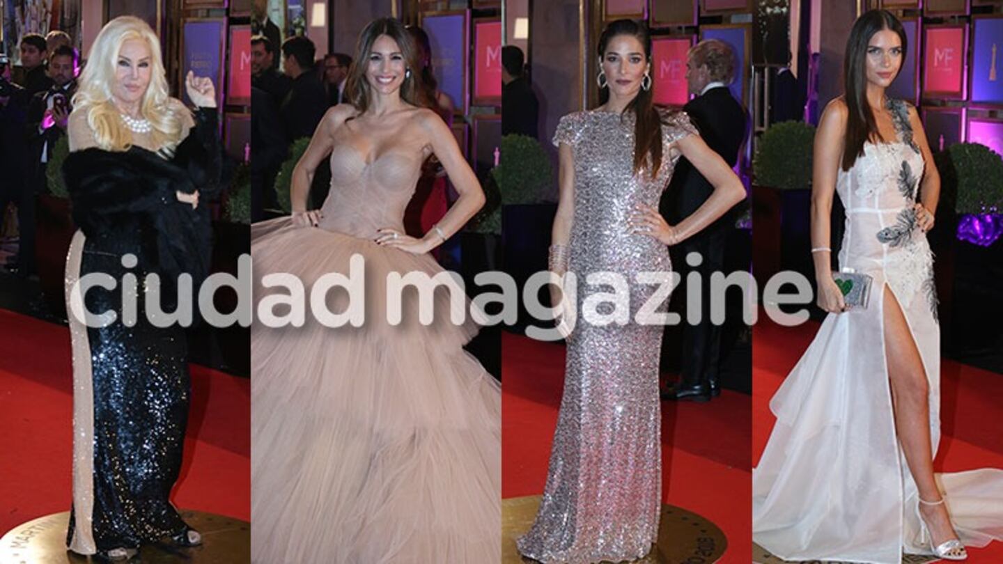 Los Martín Fierro 2018, a puro glamour: los mejores looks de la alfombra roja