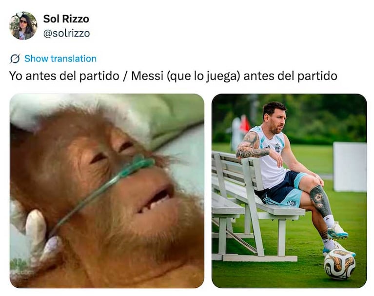 Los mejores memes de Argentina frente a Inglaterra (Foto: X)