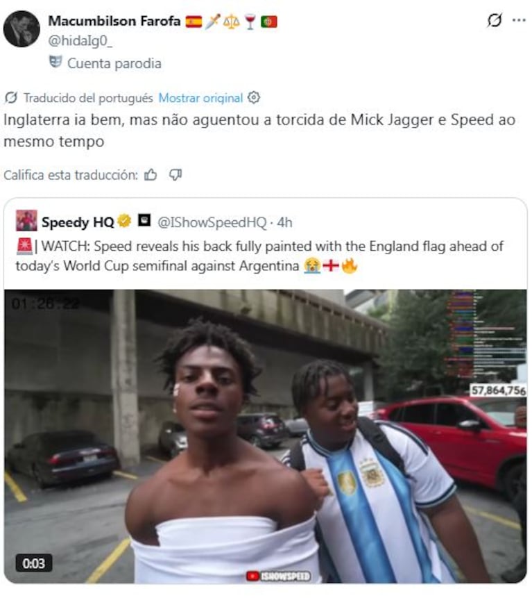 Los mejores memes de Argentina frente a Inglaterra (Foto: X.com)