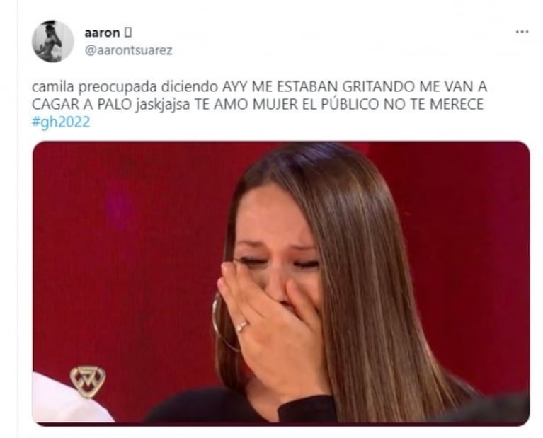 Los mejores memes de Camila eliminada de Gran Hermano