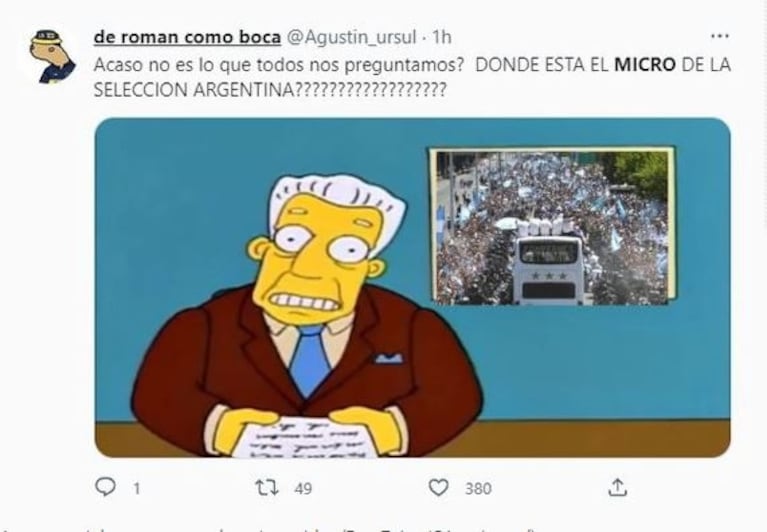 Los mejores memes de la caravana Argentina en su festejo por la Copa del Mundo