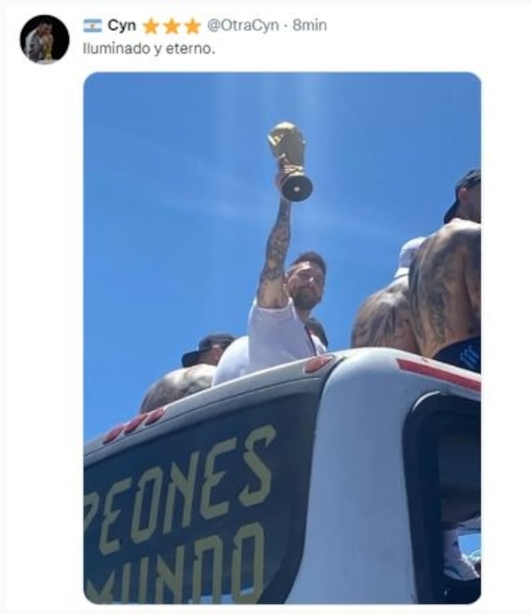 Los mejores memes de la caravana Argentina en su festejo por la Copa del Mundo