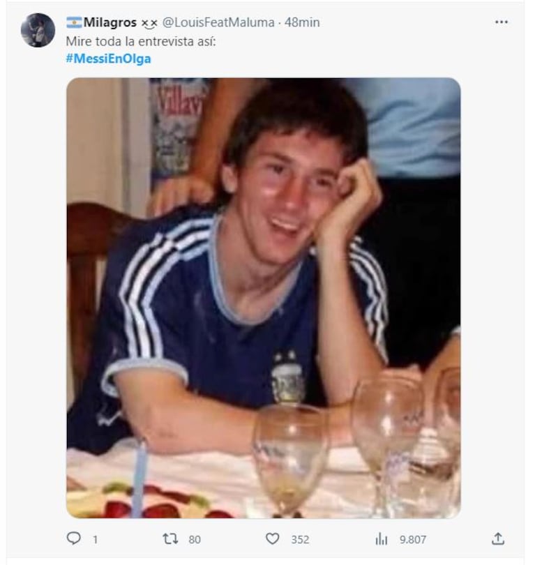 Los mejores memes de la entrevista de Lionel Messi con Migue Granados