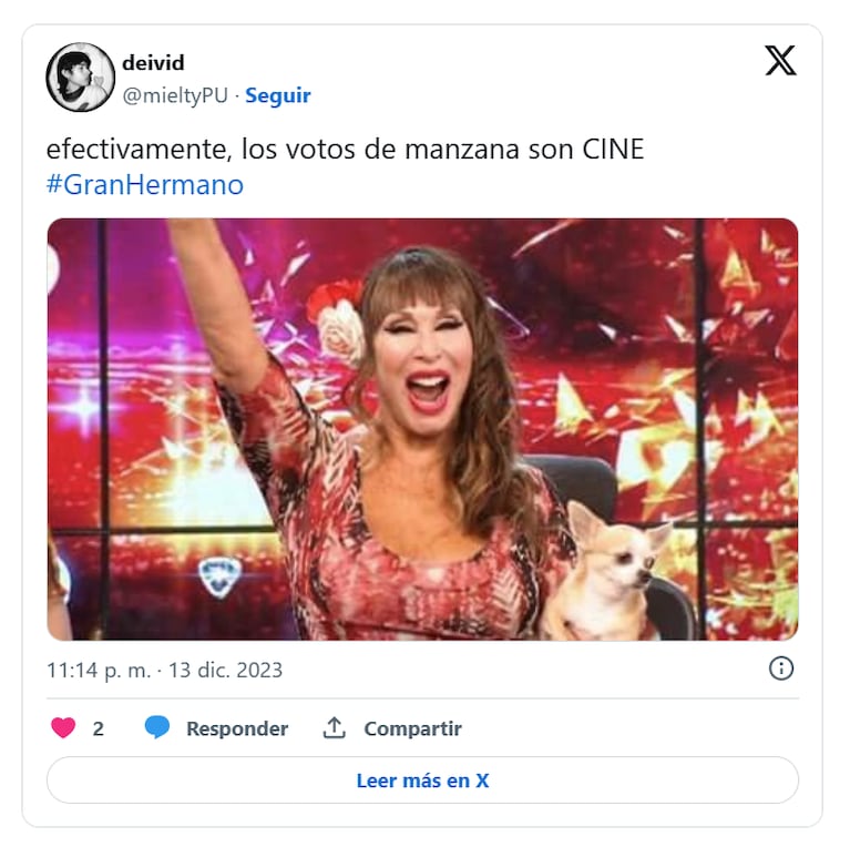 Los mejores memes de la primera gala de nominación de Gran Hermano 2023