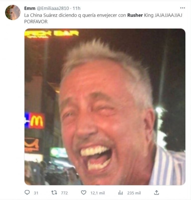 Los mejores memes de la separación de la China Suárez y Rusherking