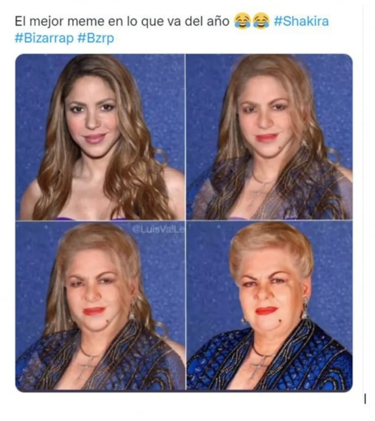 Los mejores memes de la sesión de Shakira y Bizarrap: el ataque a Piqué se llenó de humor