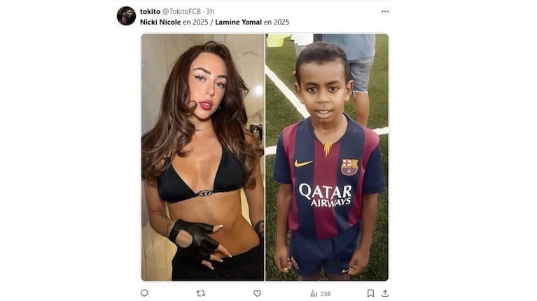 Los mejores memes de Nicki Nicole y Lamine Yamal que explotaron en redes