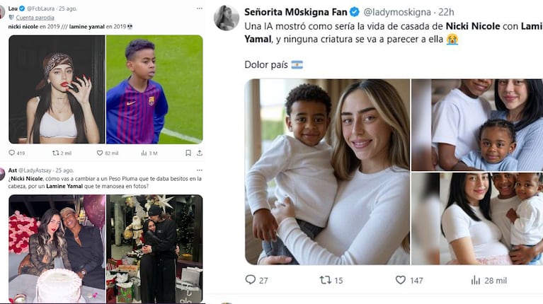 Los mejores memes de Nicki Nicole y Lamine Yamal que explotaron en redes