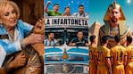 Los mejores memes del triunfo de Argentina: Mirtha Legrand, Tutankamón y la Infartoneta (Fotos: redes sociales).
