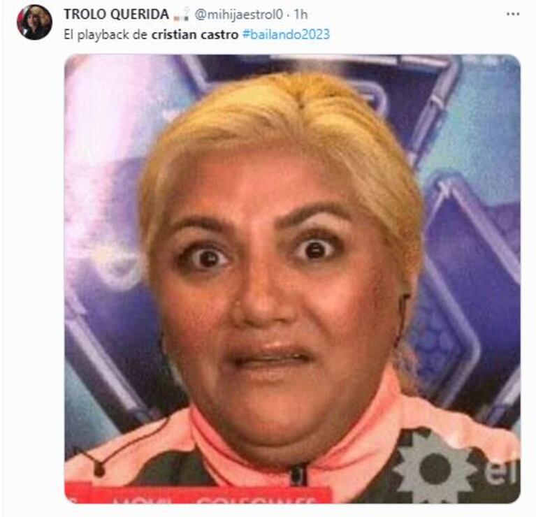 Los memes de Cristian Castro en Bailando 2023 (Foto: Twitter)